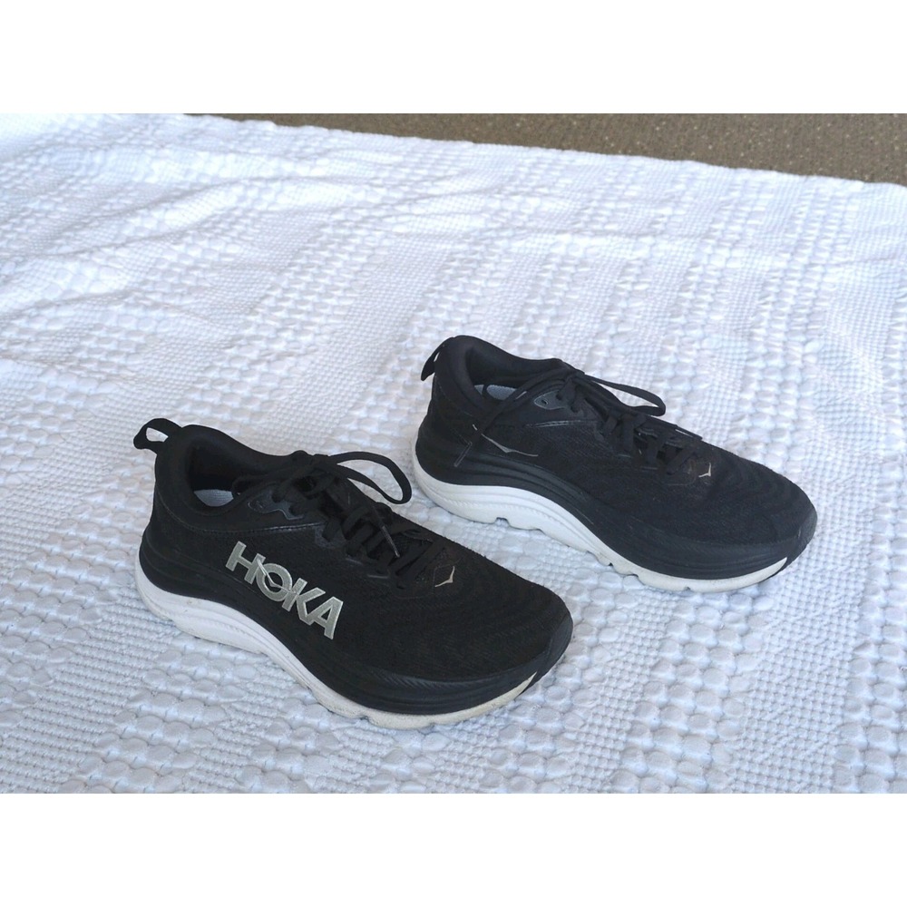 Hoka One One Gaviota 5 Size 8 B Black White